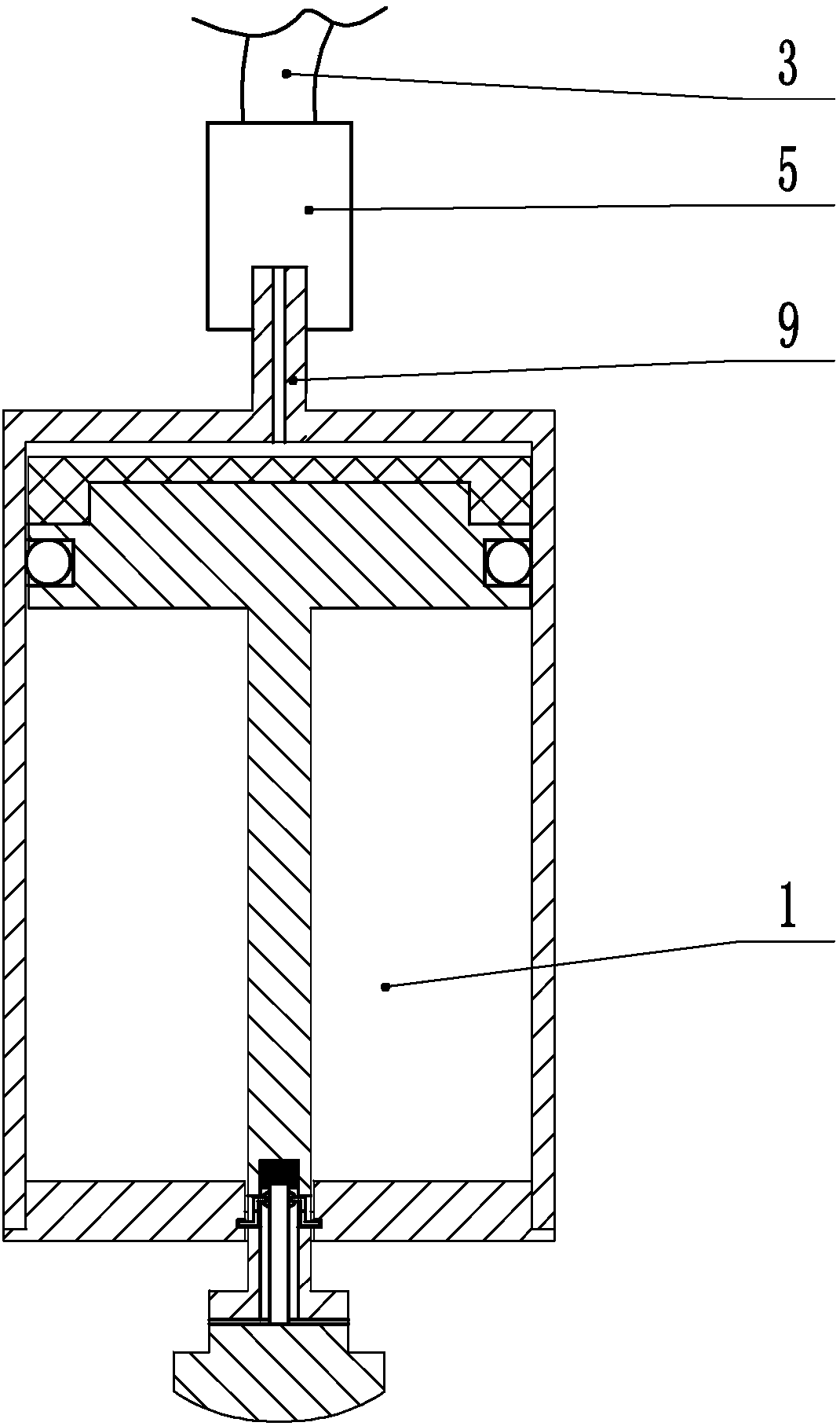 Cyst treating instrument