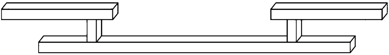 Copper metal interconnection electromigration test structure and test method thereof