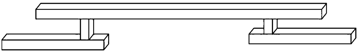 Copper metal interconnection electromigration test structure and test method thereof