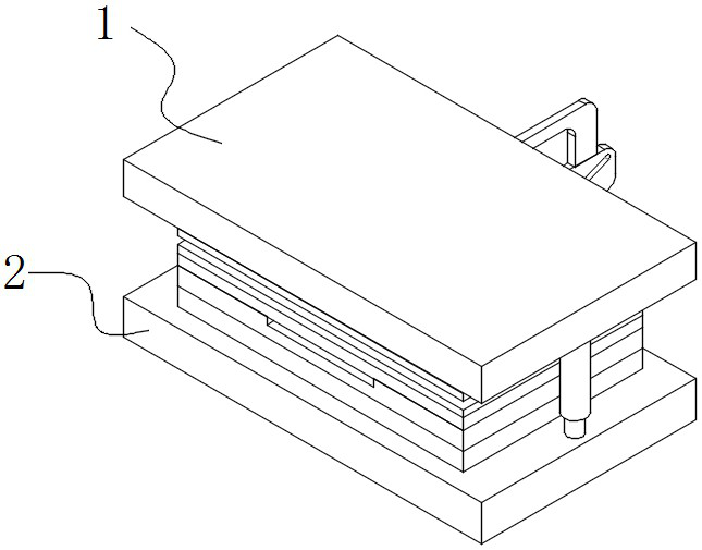 Punching and trimming type single punching die for automobile brake disc brake wheel