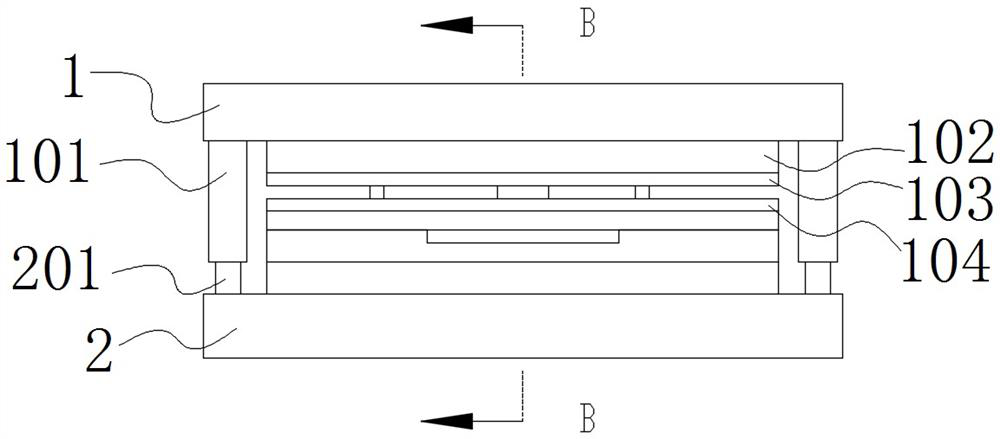 Punching and trimming type single punching die for automobile brake disc brake wheel