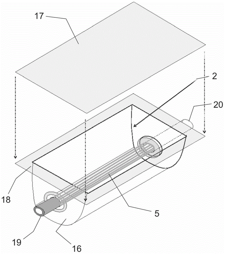 Device for preparing a solution, in particular in or on a dialysis machine