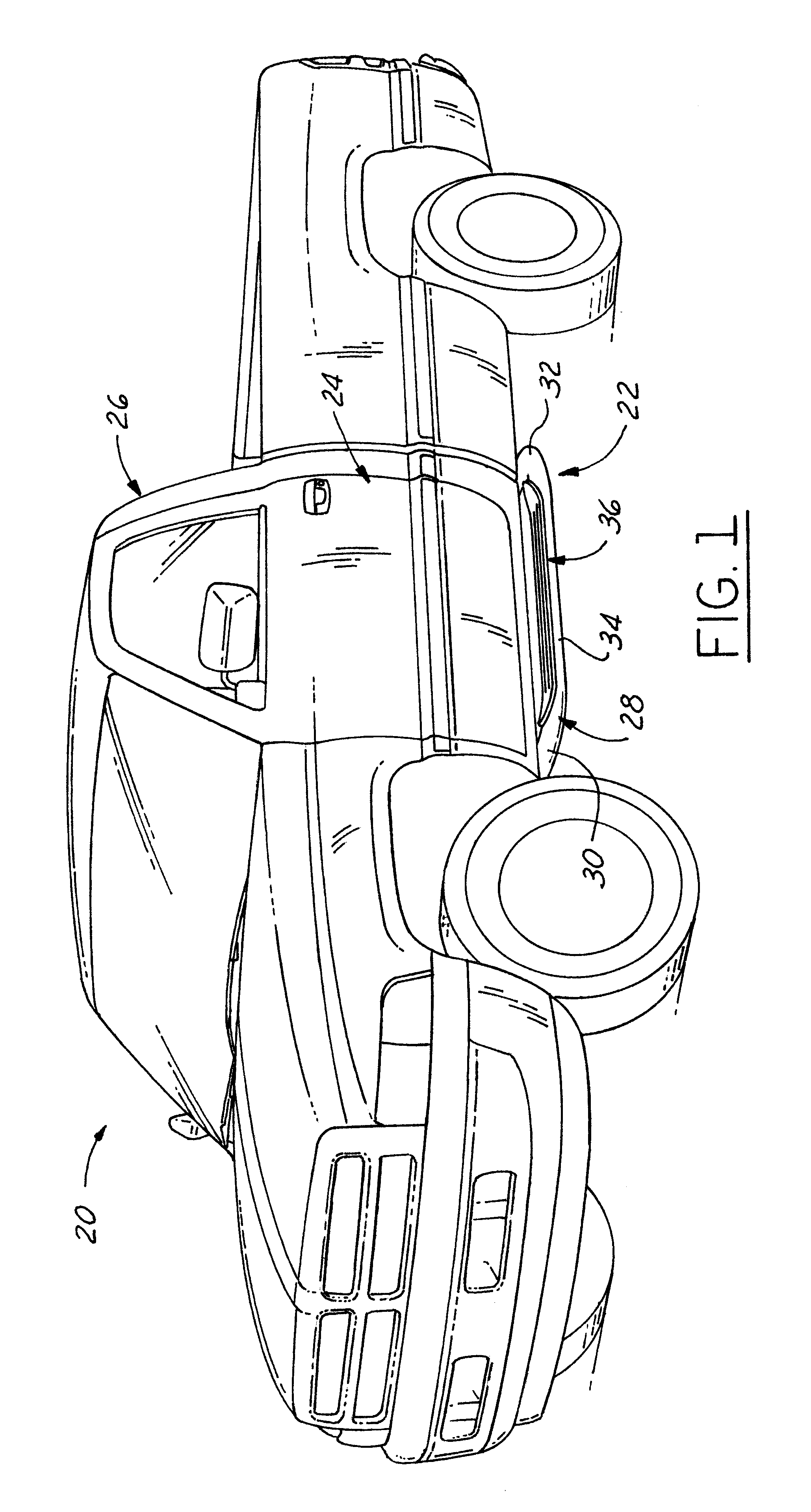 Vehicle running board construction