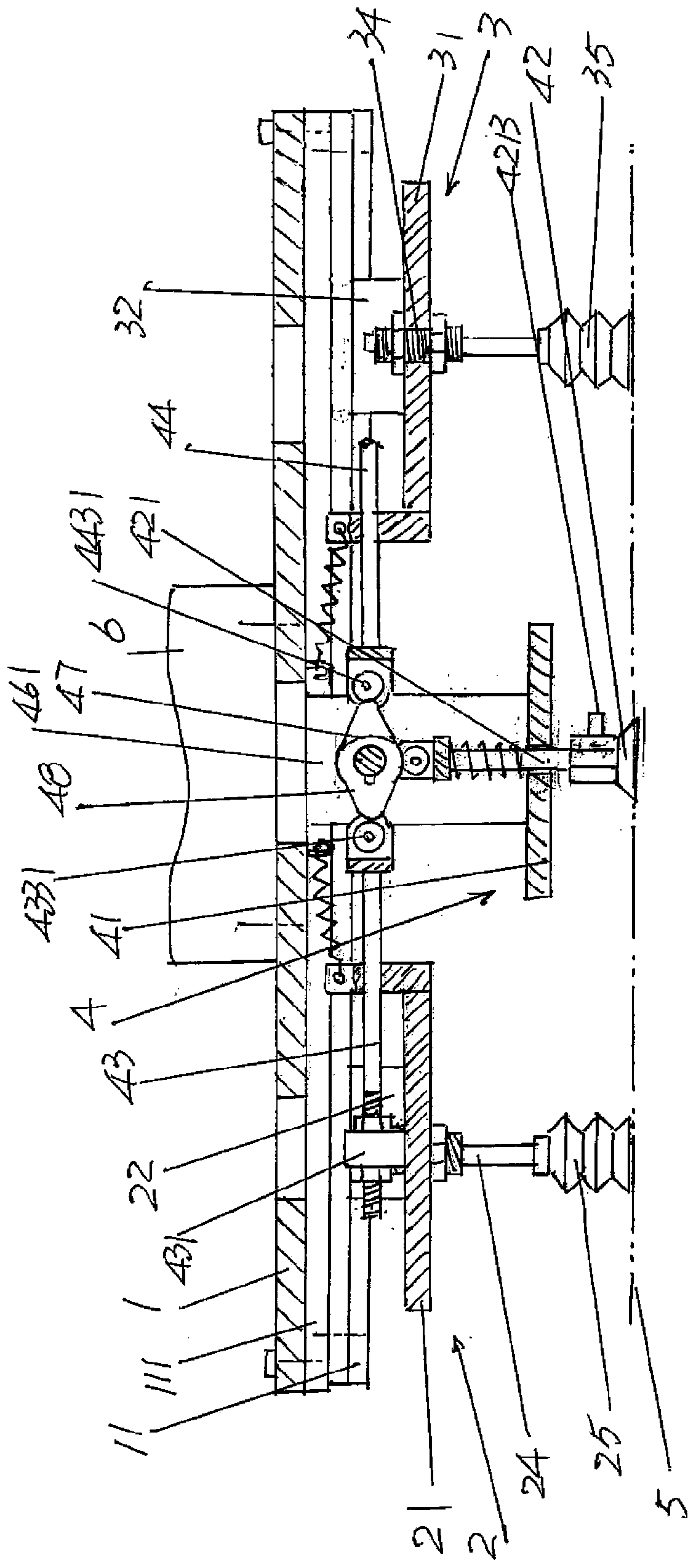 Vacuum pick-up device for mating with manipulator