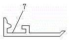 A multi-stage combined louver air outlet of a central air conditioner