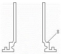 A multi-stage combined louver air outlet of a central air conditioner