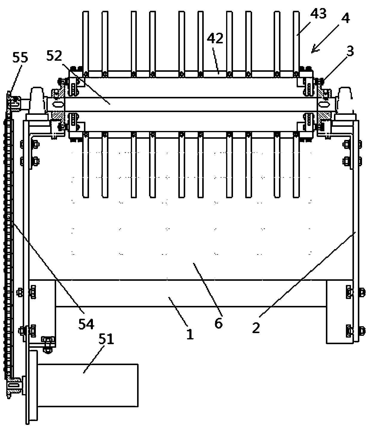 A semi-automatic sorting and pulling device for preventing slipping smoke