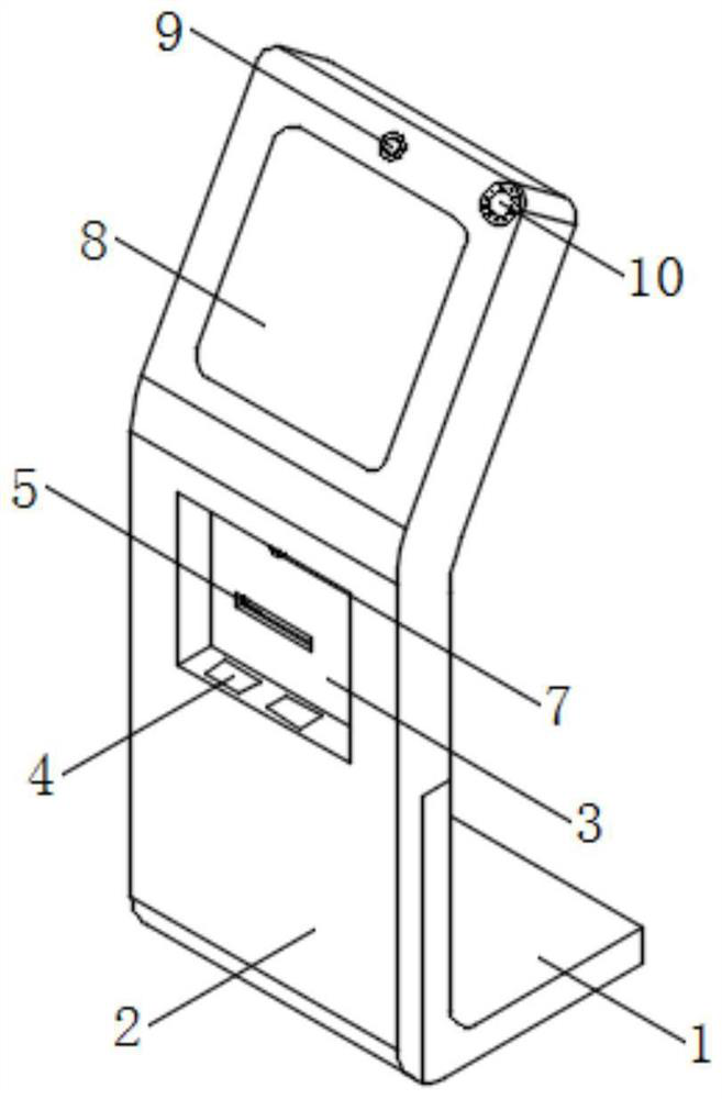 Physical examination information management and information pushing nursing device for vaccination