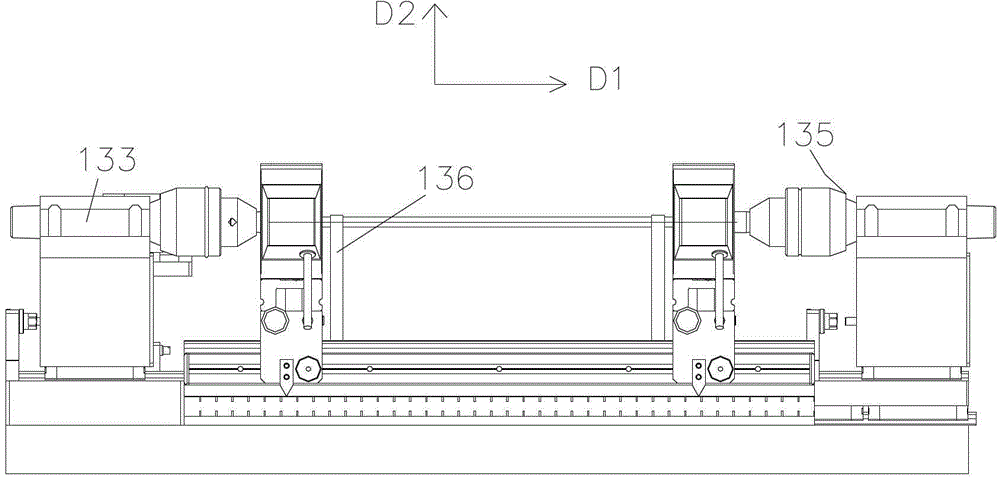 Detection device and method for detecting outer diameter, runout value, and roundness of circular shaft