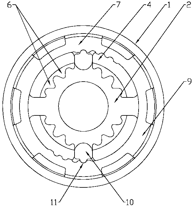 Flow restricting ring