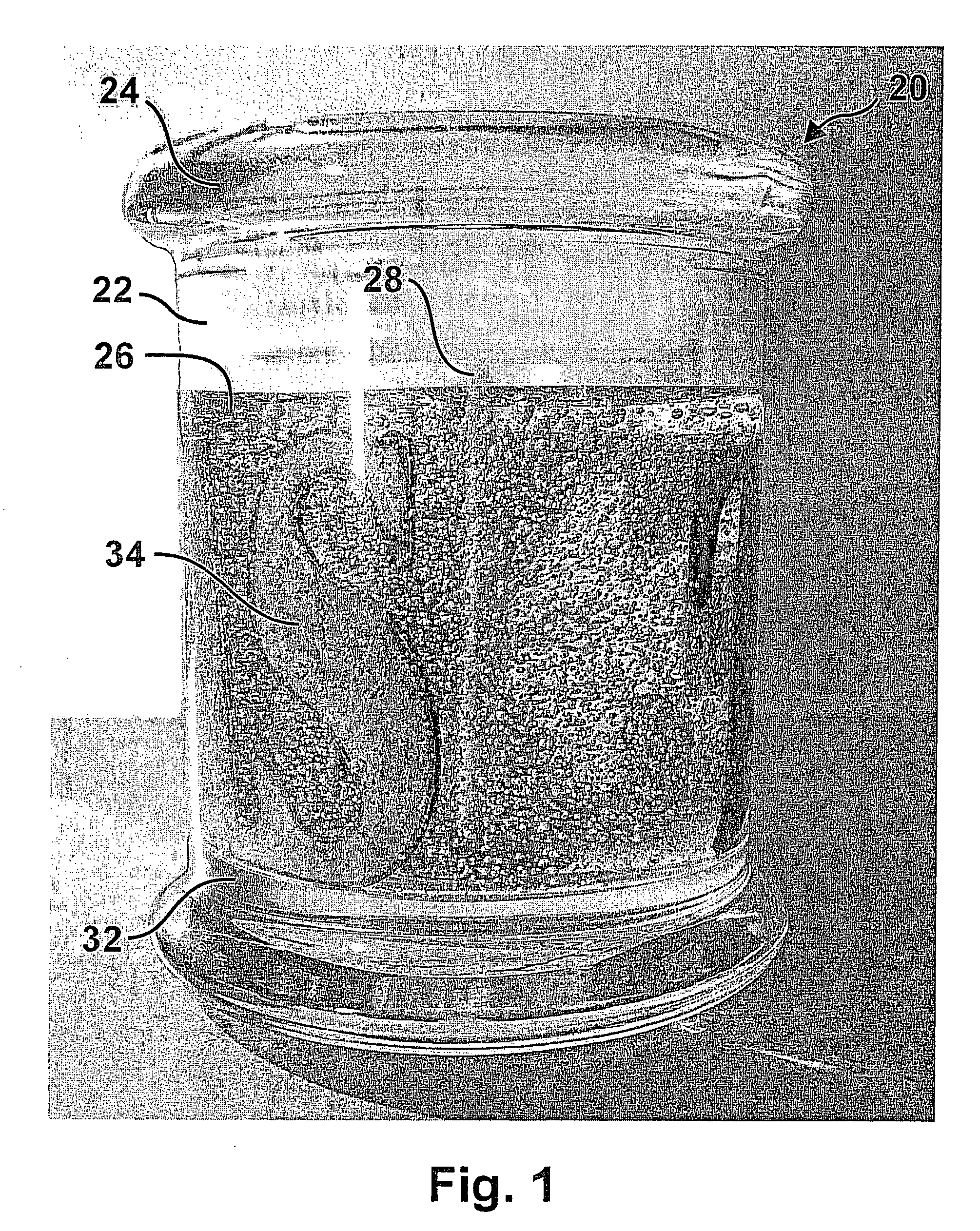 Decorative candle having an embedded design