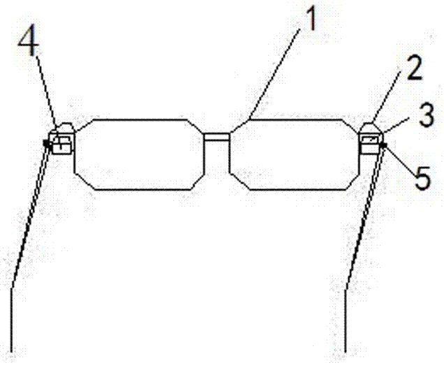 Night illuminating presbyopic glasses