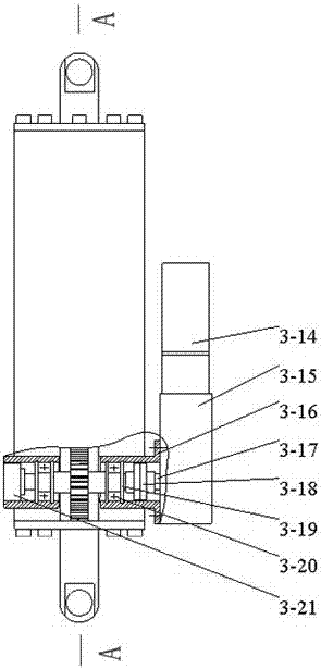 A single leg of a quadruped bionic robot capable of jumping