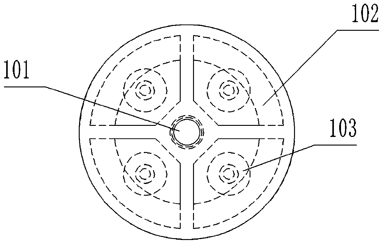 Flexible operating head, rigid base and facility for nucleic acid test sampling