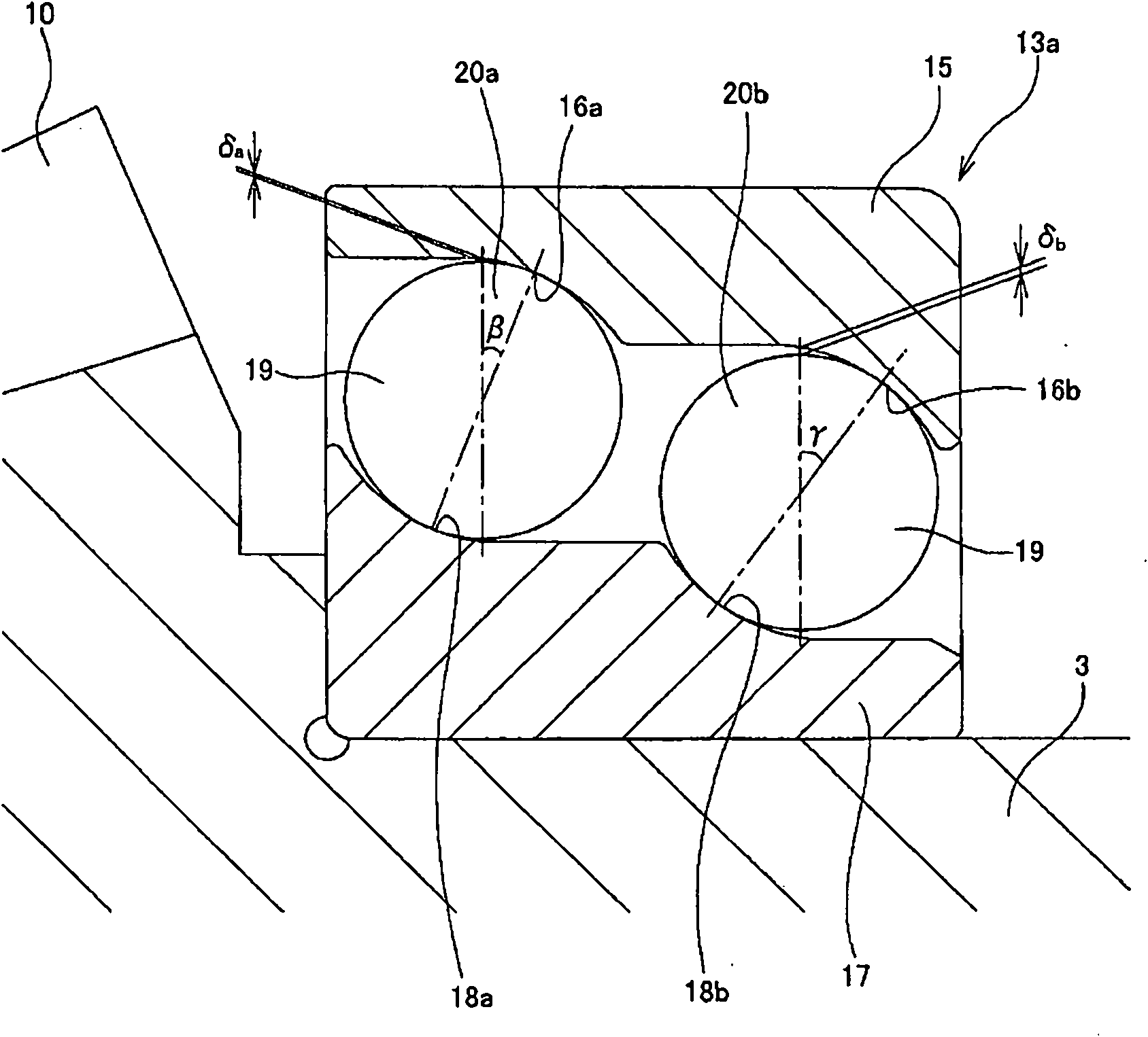 Rotation support device for pinion shaft