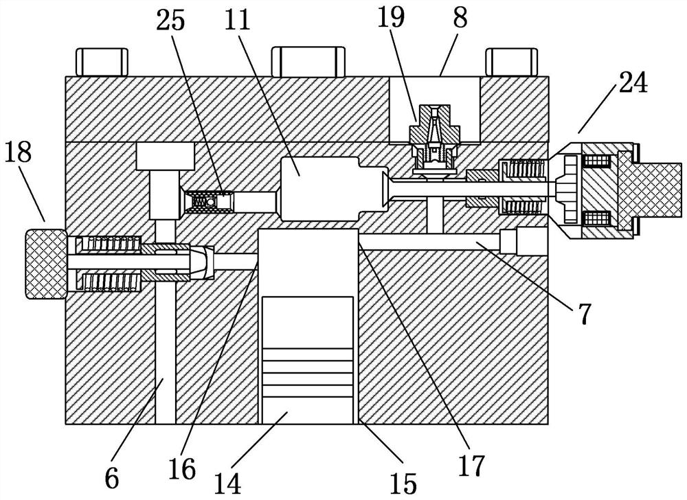 Low-speed diesel engine electronically controlled high-pressure oil pump