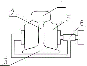 Rapid steel-rail repairing device and rapid steel-rail repairing method