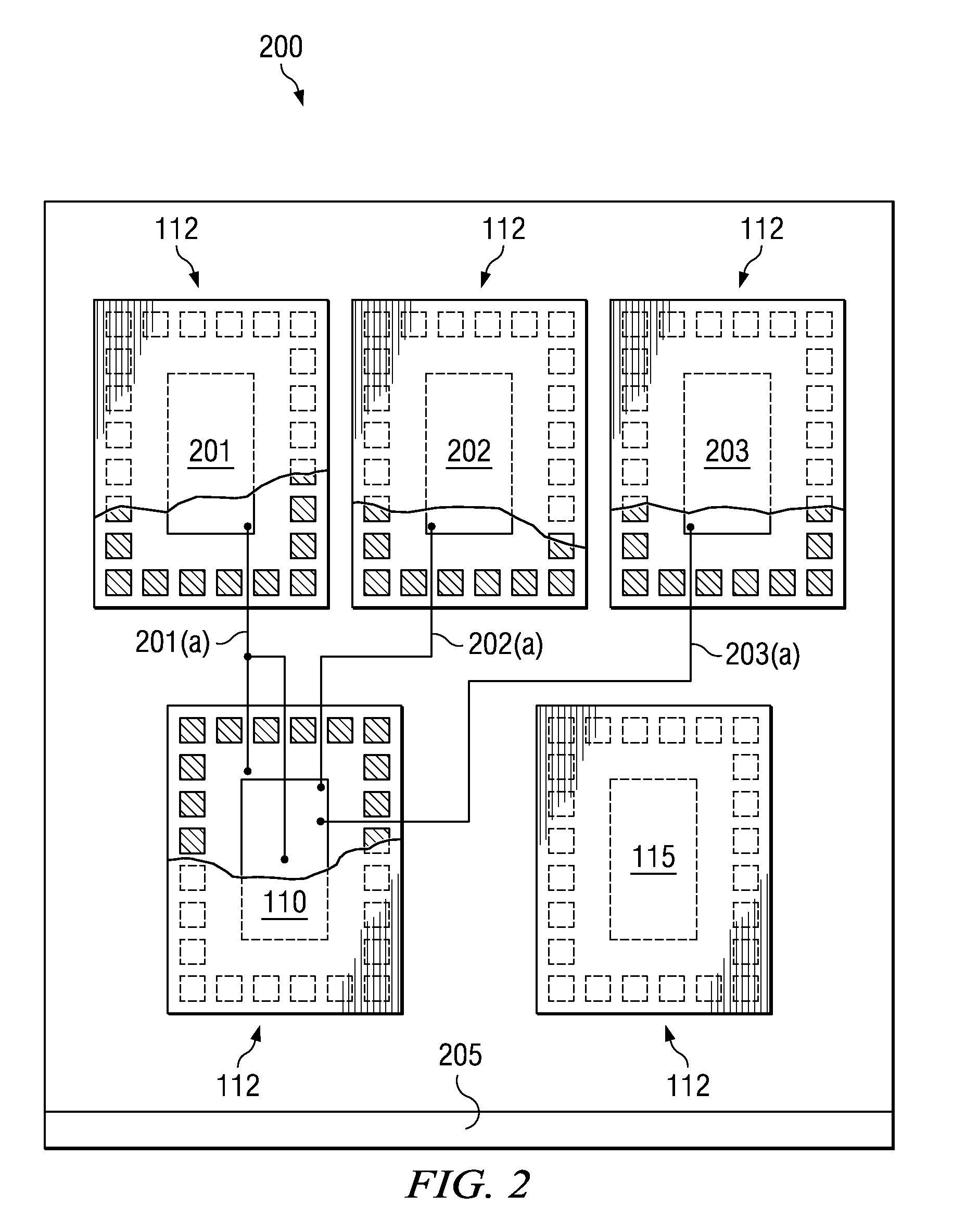 IC having voltage regulated integrated faraday shield