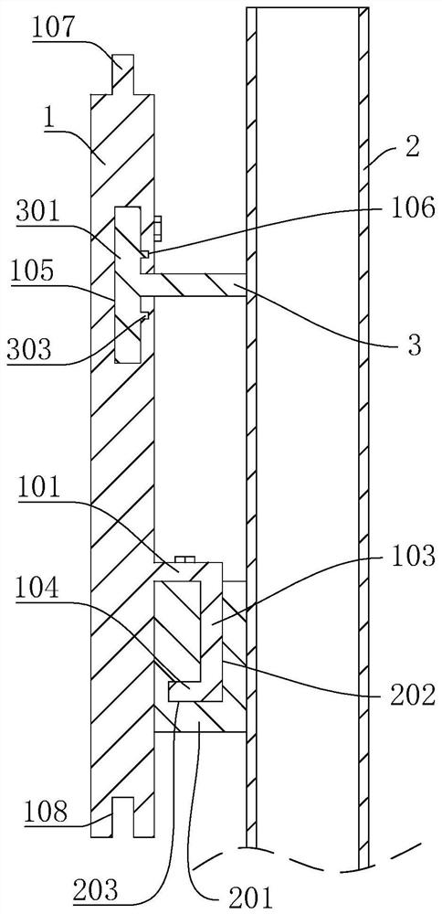 Stone curtain wall with high connection strength and construction process thereof