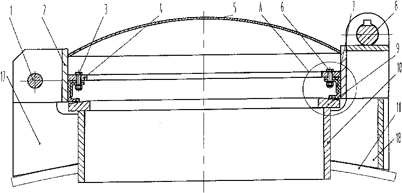 Bulk loading powder tank truck self-sealing manhole cover seal ring