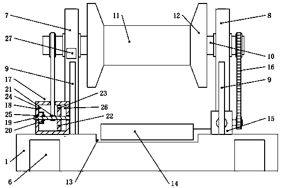 Cable winding device