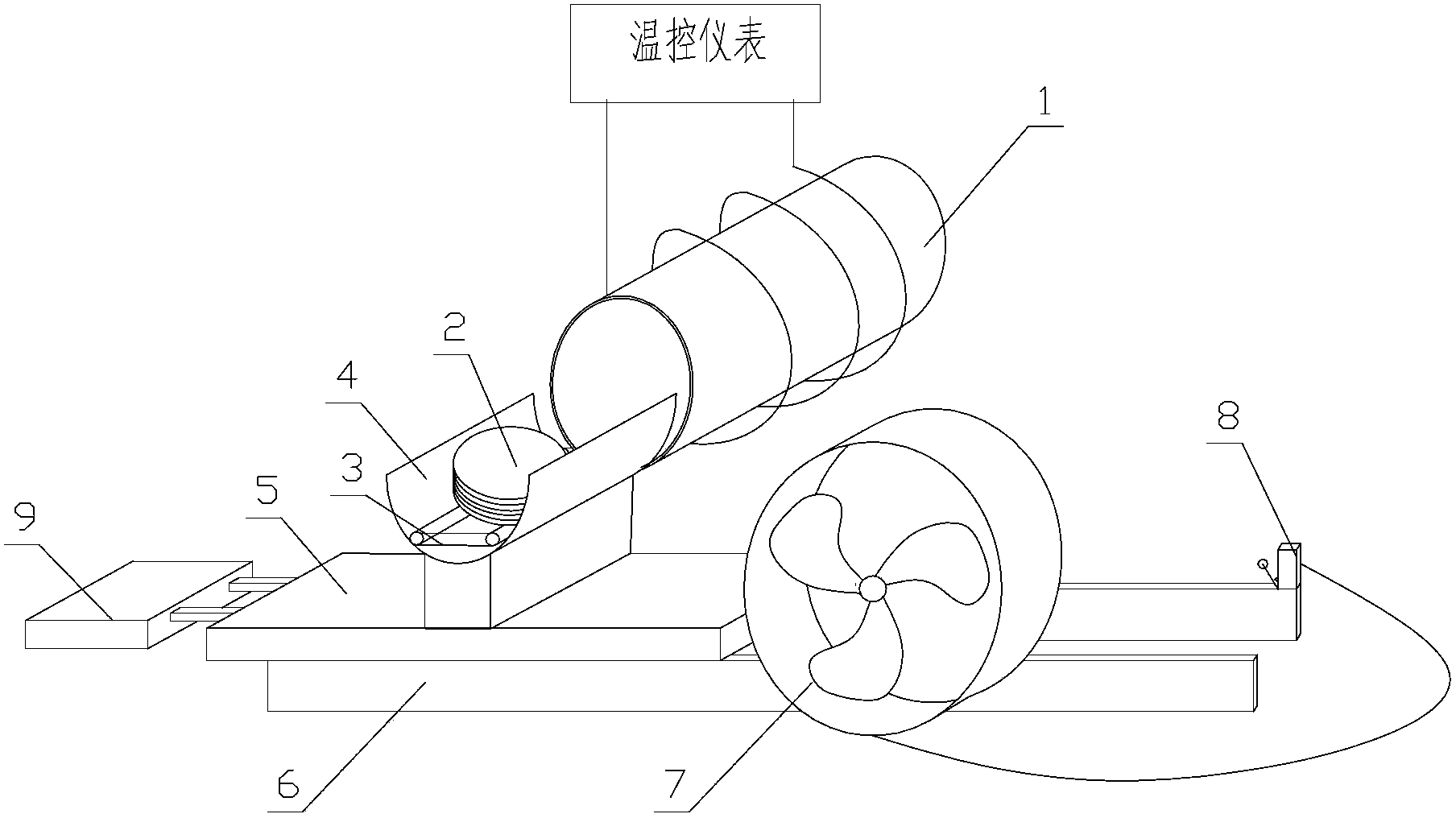 Device for rapid annealing of semiconductor silicone chip