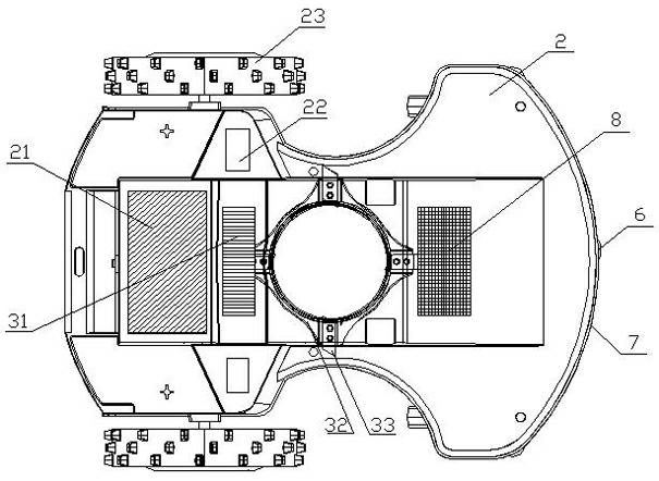 Solar intelligent mowing robot