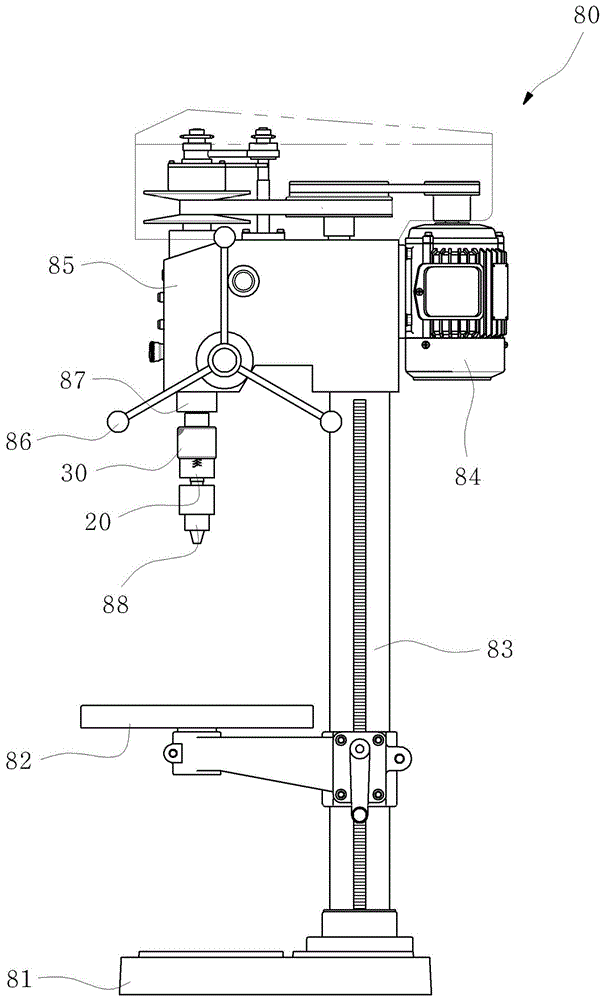 Screw tap safety special torque tool and metal plate preventing impact during occured torsion