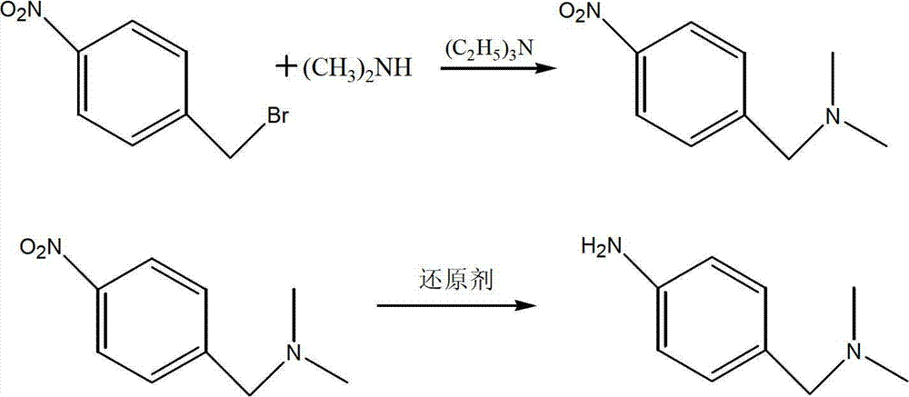 Process for preparing 4-amino-N, N-dimethylbenzylamine