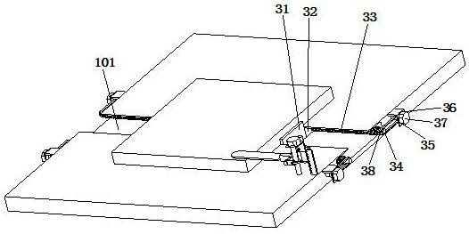 Satellite metal plate machining device