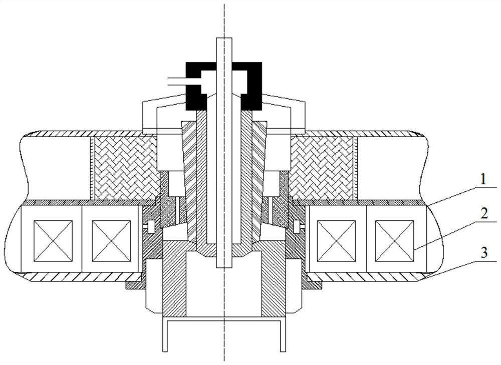 Large-size hollow ingot and ingot casting method