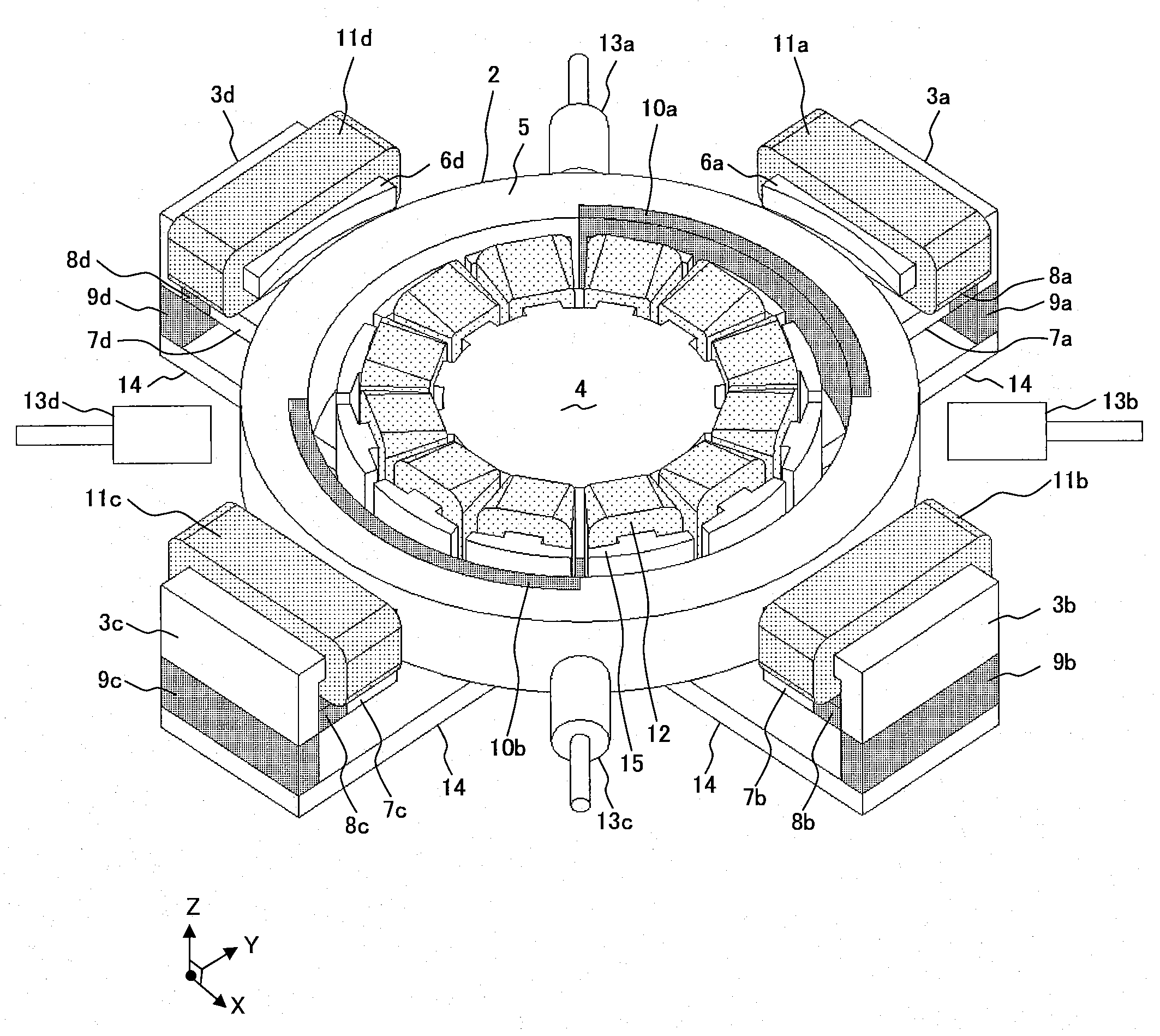 Maglev motor and pump