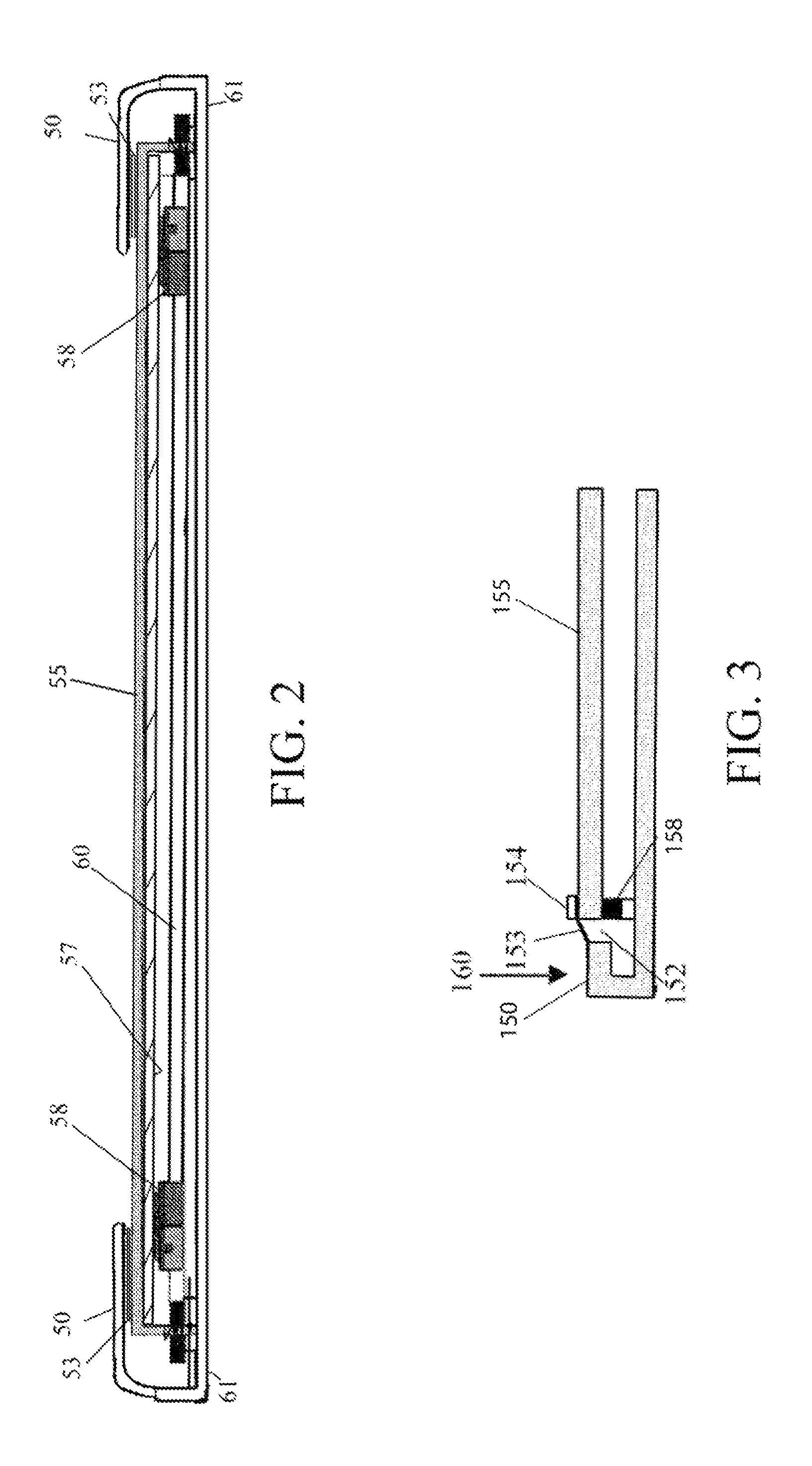 Suspension for a pressure sensitive touch display or panel