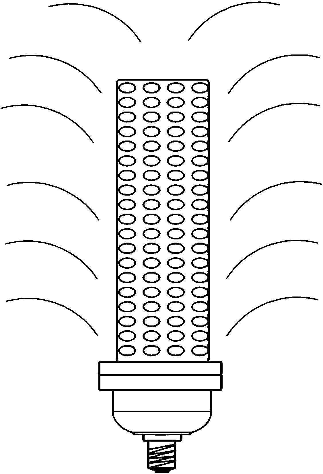 LED Chinese style lamp lighting device, lighting equipment and lens