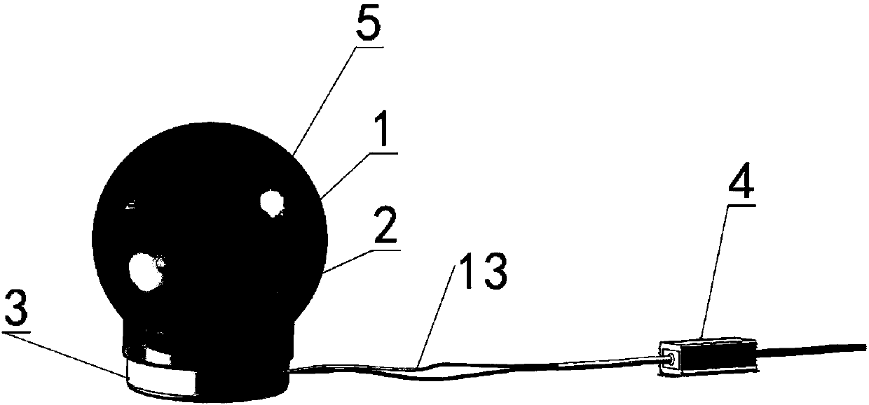 LED Chinese style lamp lighting device, lighting equipment and lens