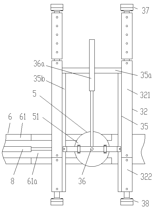 Wheel type truck-mounted drilling rig