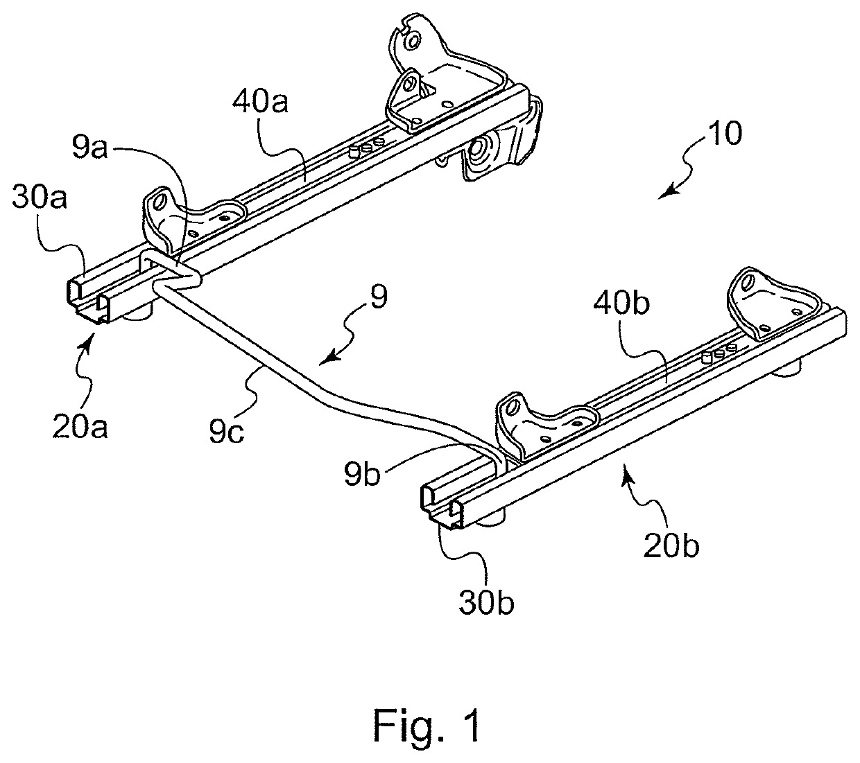 Sliding device for a vehicle seat provided with an improved locking arrangement