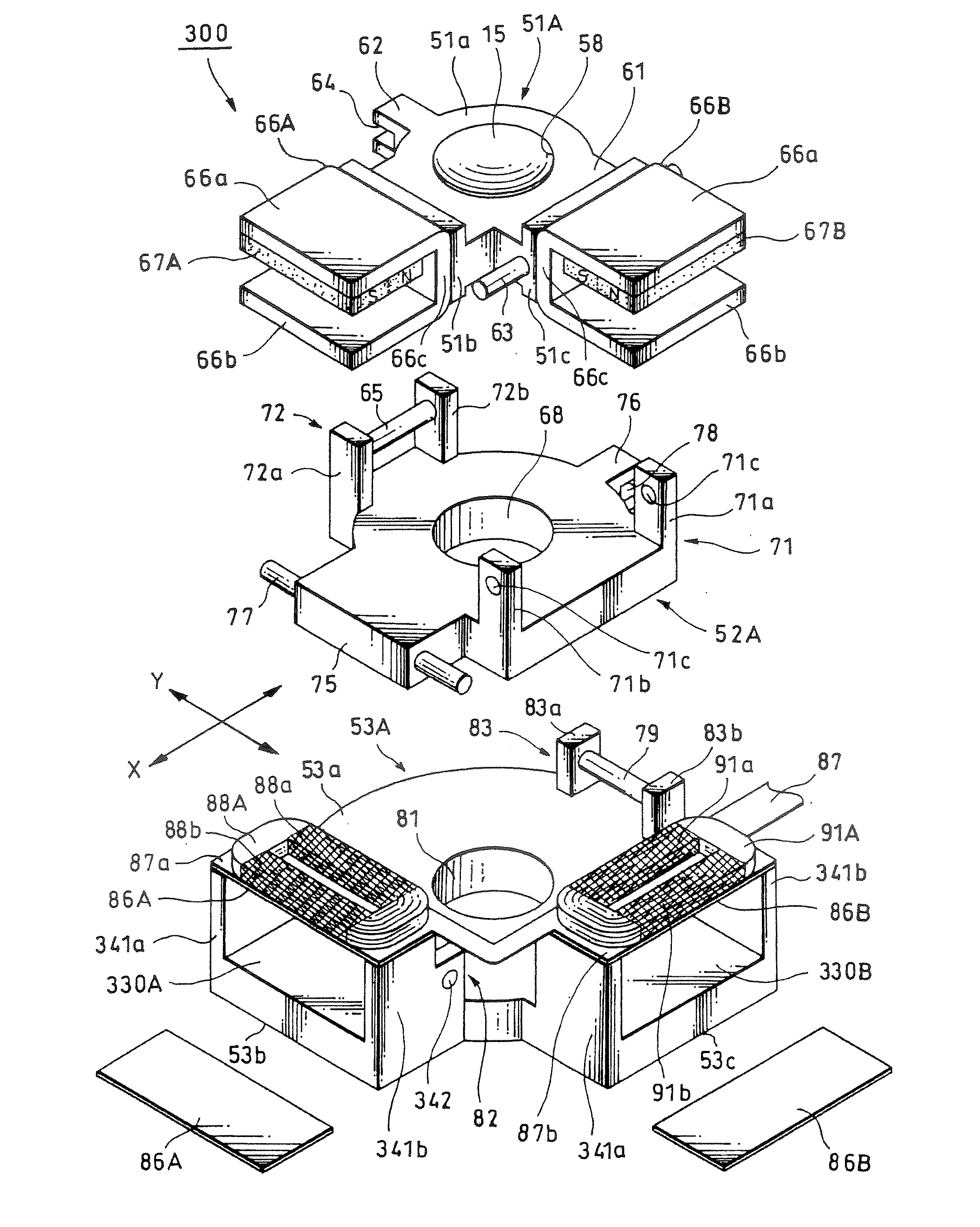 Image stabilizer, lens device and imager apparatus