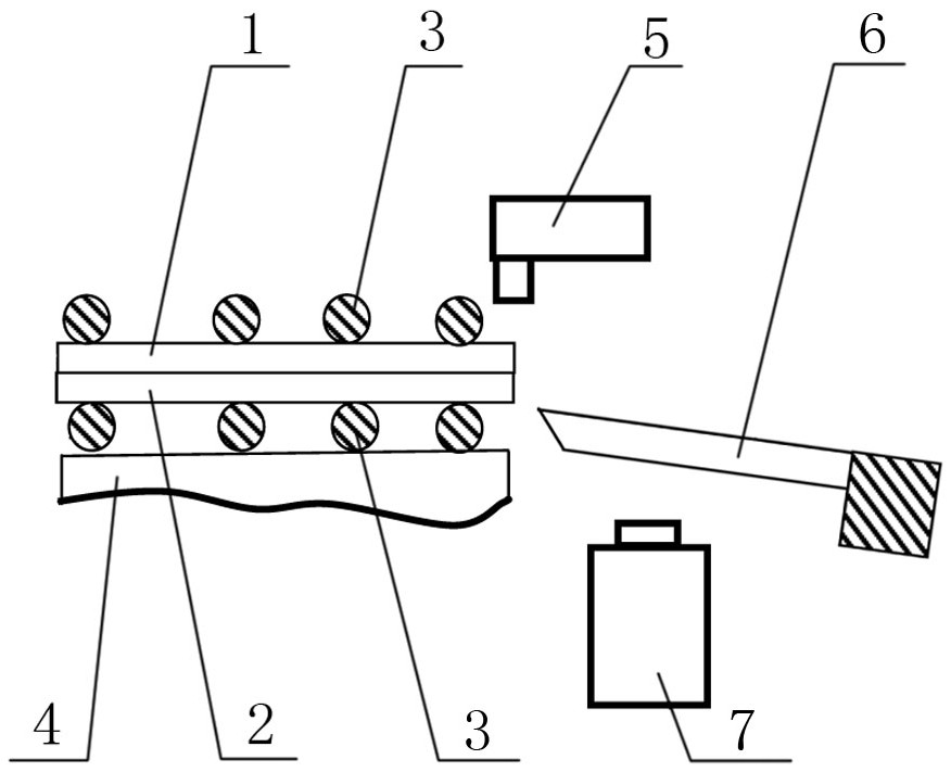 Device for separating solar cell module glass