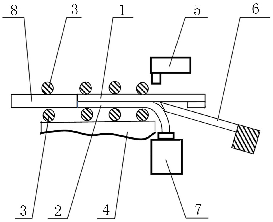 Device for separating solar cell module glass