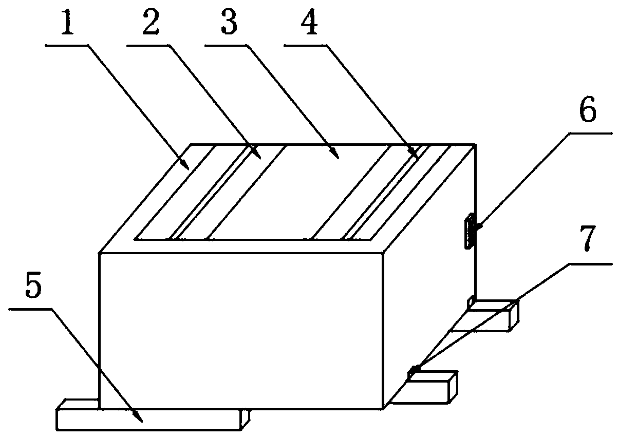 Lever arm supporting pad for keyboard