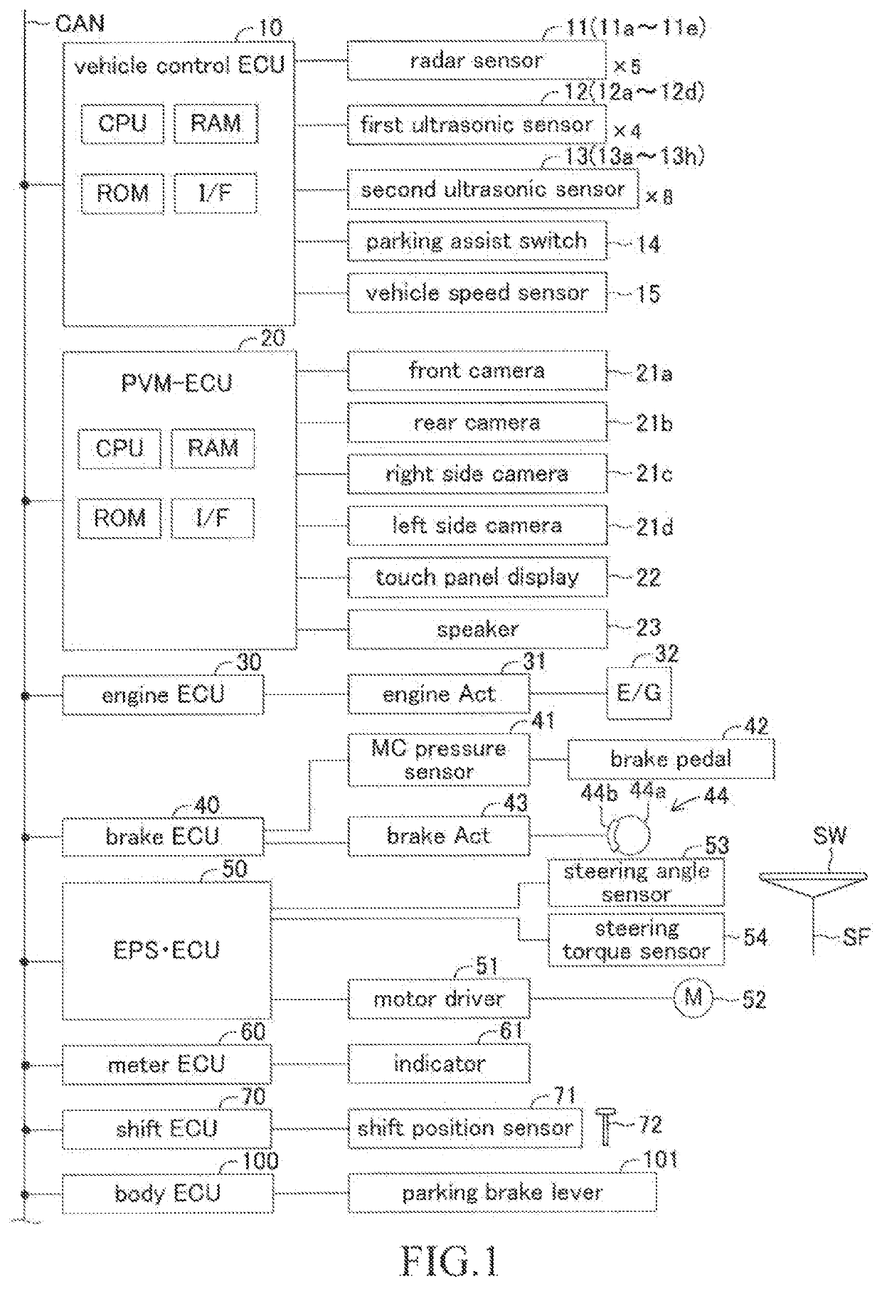 Parking assist apparatus