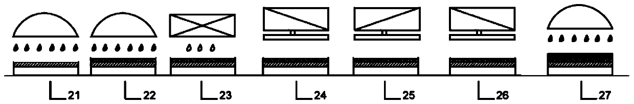 A kind of magical glazed tile and production method thereof