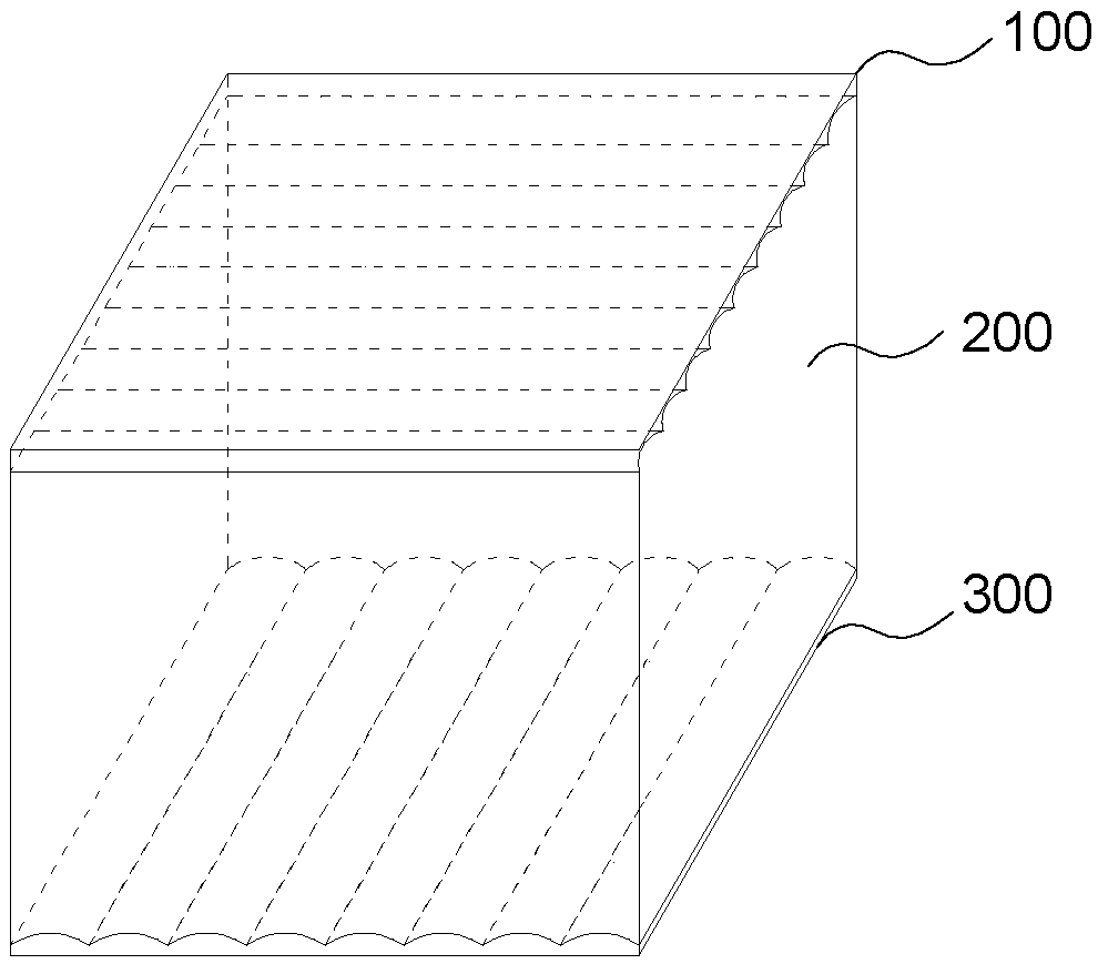 Switchable combined grating structure