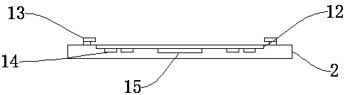 Electric flattening device for accounting bill binding