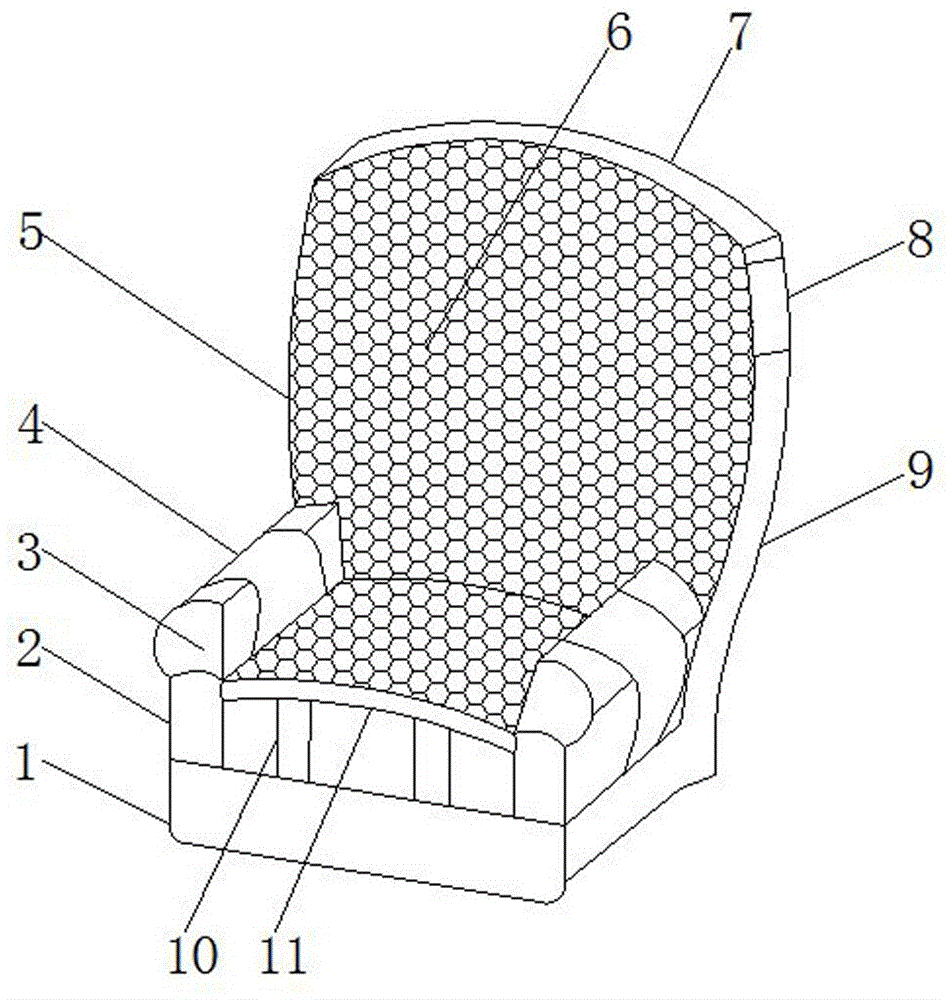 High-sunlight-resistant moisture-absorbing and sweat-removing sofa cover