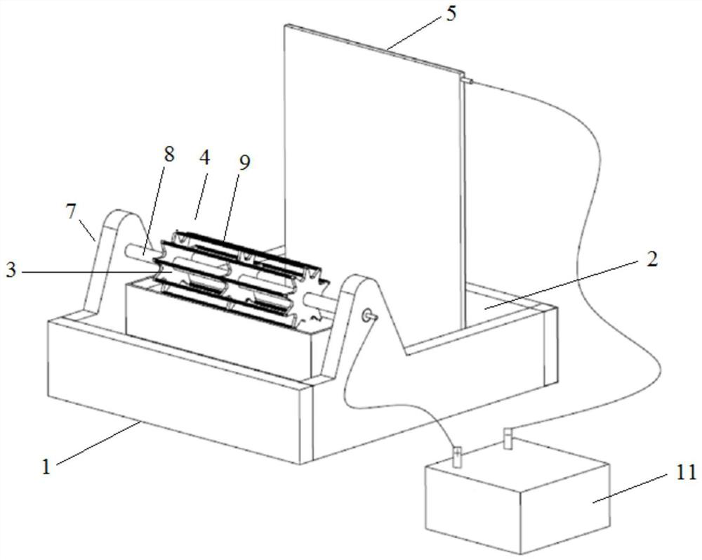 Preparation method of guar gum nanofiber