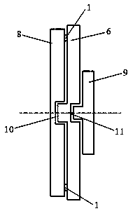 The structure used to improve the idling noise of isg hybrid car