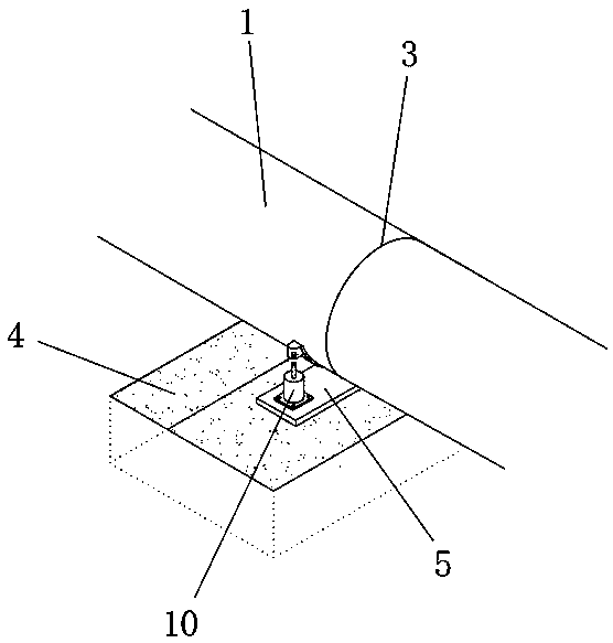 Wire-broken PCCP water-nonstop prestress CFRP external wrapping and high polymer grouting compound repair method