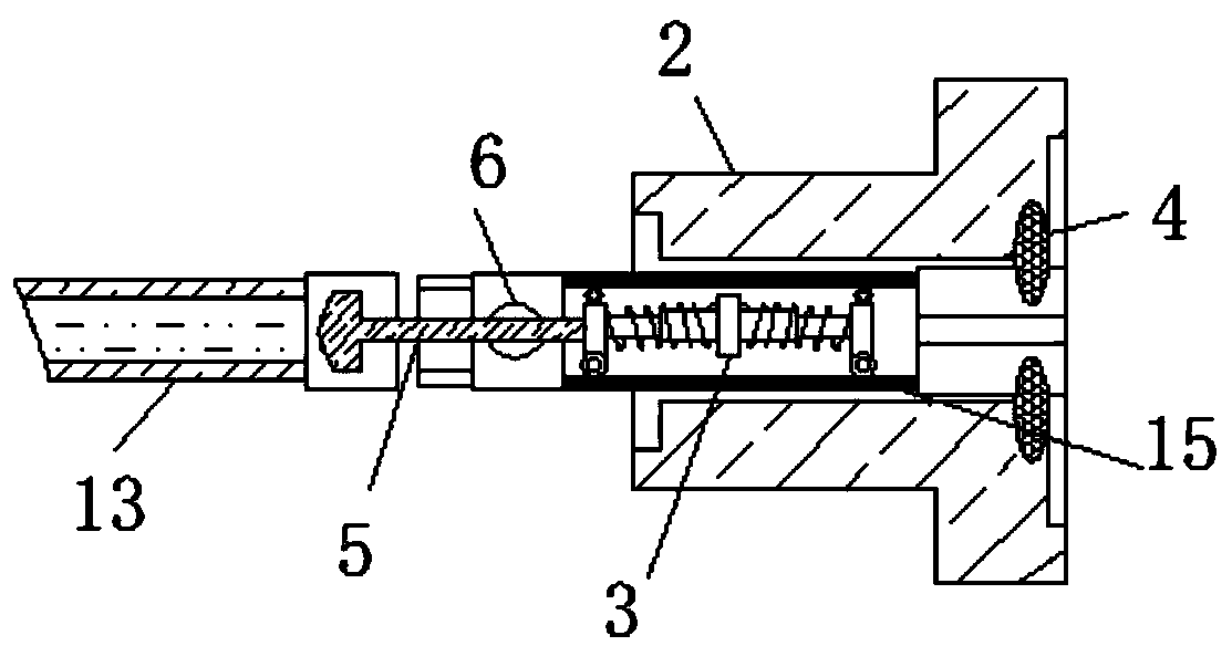 Closestool detergent putting device capable of controlling additive amount according to hydrodynamic force